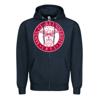 Navy santa clara u Zipper Hoodie - linhVisuals