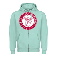 Seafoam santa clara u Zipper Hoodie - linhVisuals