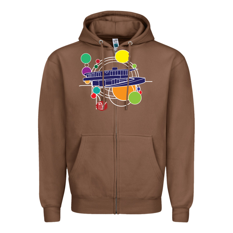 Retro Graphic Design   Frank Lloyd Wright Zipper Hoodie by linhVisuals | Teevron