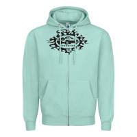 Seafoam tribal xfire roadster   crossfire roadster Zipper Hoodie - linhVisuals