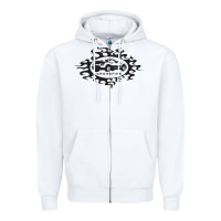 White tribal xfire roadster   crossfire roadster Zipper Hoodie - linhVisuals