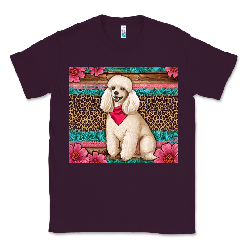 Standart Poodle Floral Classic Tee by Artiststas | Teevron