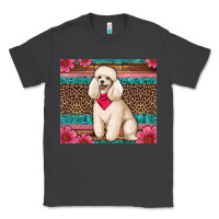 Smoke standart poodle floral Classic Tee - Artiststas