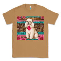 Toasted Coconut standart poodle floral Classic Tee - Artiststas