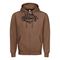 Chestnut tribal xfire roadster   crossfire roadster Zipper Hoodie - linhVisuals