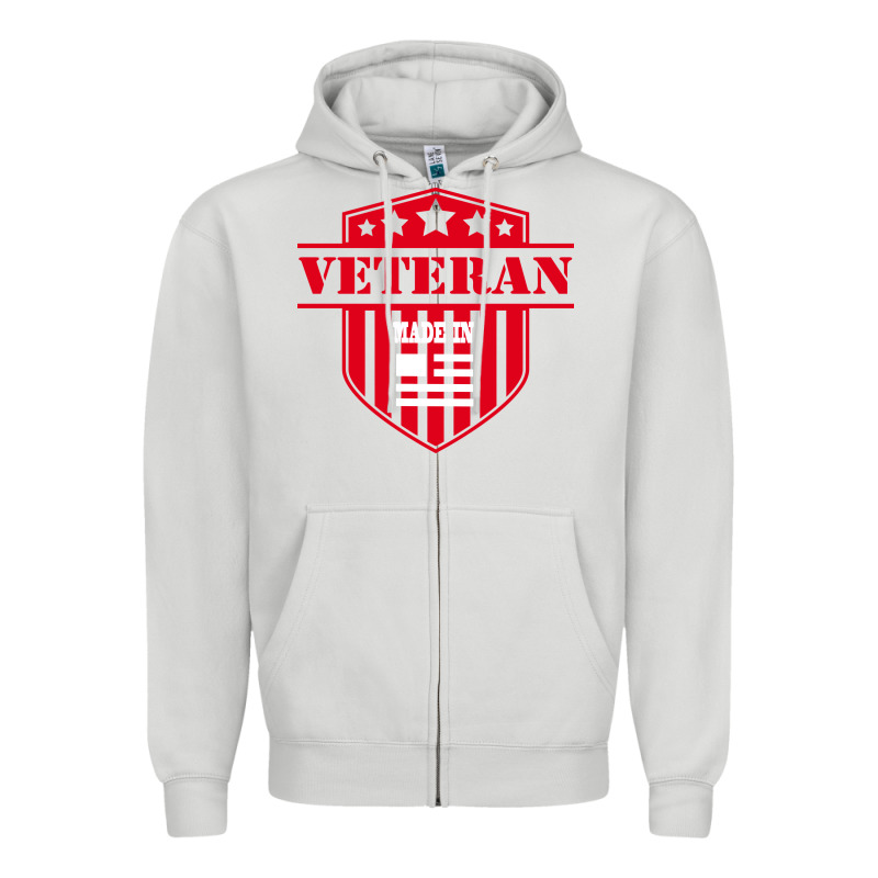 Veteran Made In Usa   Military Zipper Hoodie by linhVisuals | Teevron