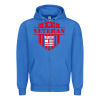 True Royal veteran made in usa   military Zipper Hoodie - linhVisuals