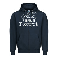 Navy wtf in military speak   saying Zipper Hoodie - linhVisuals
