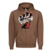 Chestnut Judas Of Priest - British Steel Zipper Hoodie - linhVisuals