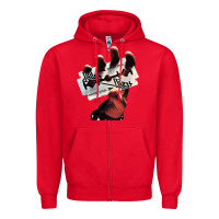 Red Judas Of Priest - British Steel Zipper Hoodie - linhVisuals