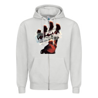 Dove Grey Judas Of Priest - British Steel Zipper Hoodie - linhVisuals
