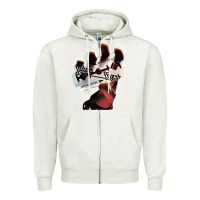 Oatmeal Heather Judas Of Priest - British Steel Zipper Hoodie - linhVisuals