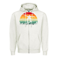 Oatmeal Heather skateboard vintage for skateboards lovers Zipper Hoodie - linhVisuals
