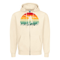 Sandshell skateboard vintage for skateboards lovers Zipper Hoodie - linhVisuals