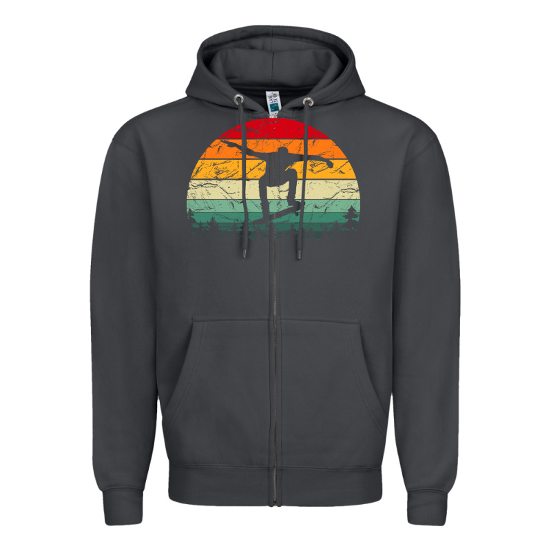 Skateboard Vintage For Skateboards Lovers Zipper Hoodie by linhVisuals | Teevron