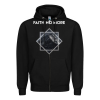 Black faith no more Zipper Hoodie - linhVisuals