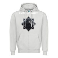 Dove Grey faith no more Zipper Hoodie - linhVisuals