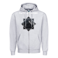 Heather Grey faith no more Zipper Hoodie - linhVisuals