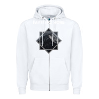 White faith no more Zipper Hoodie - linhVisuals