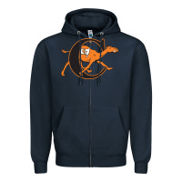 Navy The campbell fighting camels Zipper Hoodie - linhVisuals