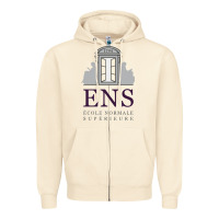 Sandshell École normale supérieure (paris) Zipper Hoodie - linhVisuals