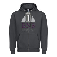 Smoke École normale supérieure (paris) Zipper Hoodie - linhVisuals