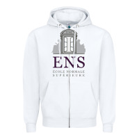 White École normale supérieure (paris) Zipper Hoodie - linhVisuals