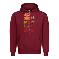 Burgundy america, concert, europe, morgue, world,nying, sosmula, city, rap, cit Zipper Hoodie - linhVisuals