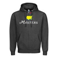 Charcoal Heather MASTERS Zipper Hoodie - linhVisuals
