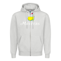Dove Grey MASTERS Zipper Hoodie - linhVisuals