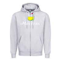 Heather Grey MASTERS Zipper Hoodie - linhVisuals