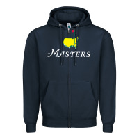 Navy MASTERS Zipper Hoodie - linhVisuals