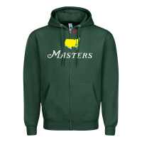 Sports Green MASTERS Zipper Hoodie - linhVisuals