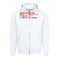 Logocnsmdp Conservatoire De Paris Zipper Hoodie | Teevron