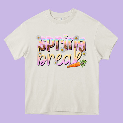 Spring Break Easter Day Heavy Core Tee Designed By Howdyjamesfarm