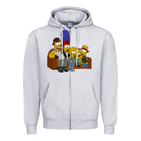 Simpson Family Zipper Hoodie | Teevron