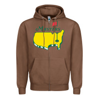 Chestnut MASTERS TOURNAMENT GOLF 2022 Zipper Hoodie - linhVisuals