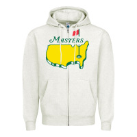 Oatmeal Heather MASTERS TOURNAMENT GOLF 2022 Zipper Hoodie - linhVisuals