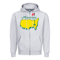Heather Grey MASTERS TOURNAMENT GOLF 2022 Zipper Hoodie - linhVisuals