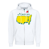 White MASTERS TOURNAMENT GOLF 2022 Zipper Hoodie - linhVisuals