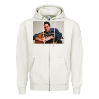 Oatmeal Heather lefty frizzell's music collected in ne Zipper Hoodie - linhVisuals