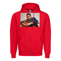 Red lefty frizzell's music collected in ne Zipper Hoodie - linhVisuals
