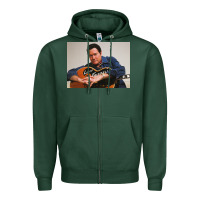 Sports Green lefty frizzell's music collected in ne Zipper Hoodie - linhVisuals