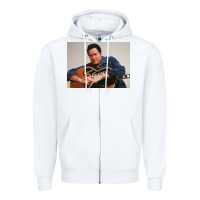 White lefty frizzell's music collected in ne Zipper Hoodie - linhVisuals