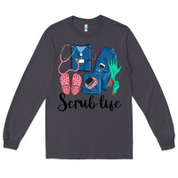 Smoke Scrub Life Nurse Long Sleeve Tee - LillyAllenDesigns
