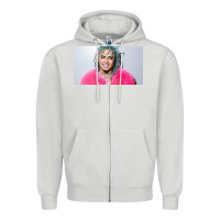 Dove Grey chinese rappers beef with lil pump Zipper Hoodie - linhVisuals