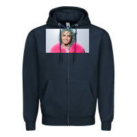 Navy chinese rappers beef with lil pump Zipper Hoodie - linhVisuals