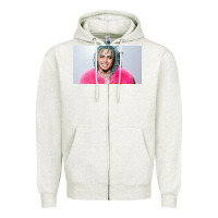 Oatmeal Heather chinese rappers beef with lil pump Zipper Hoodie - linhVisuals