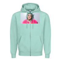 Seafoam chinese rappers beef with lil pump Zipper Hoodie - linhVisuals