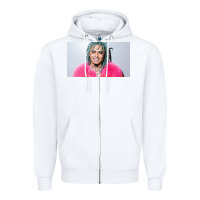 White chinese rappers beef with lil pump Zipper Hoodie - linhVisuals